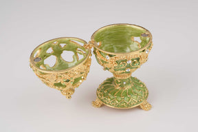 Keren Kopal Green & Gold Faberge Egg