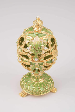 Keren Kopal Green & Gold Faberge Egg