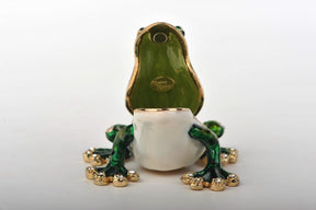 Keren Kopal Green & Gold Sitting Toad