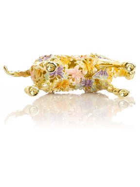 Keren Kopal Golden Horse Decorated with butterflies