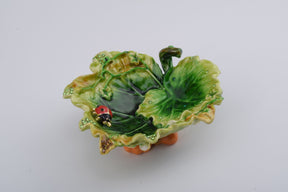 Keren Kopal Lettuce with a Red Ladybug