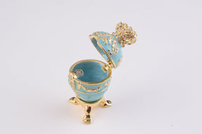 Keren Kopal Light Blue Faberge Egg