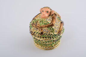 Keren Kopal Monkey Hugging a Tree Box