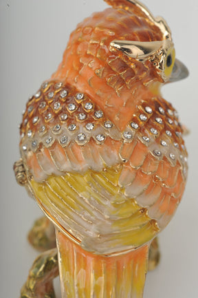 Keren Kopal Orange Yellow and White Owl