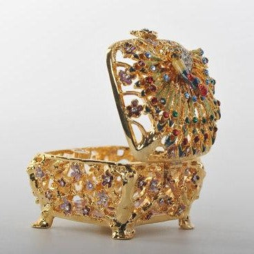 Keren Kopal Peacock Trinket Box