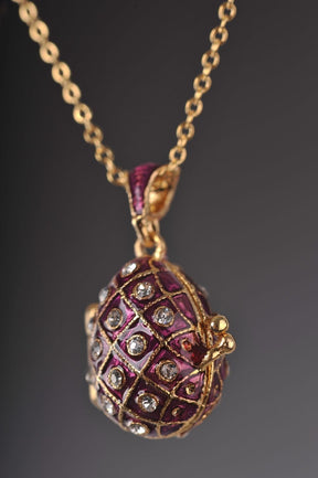 Keren Kopal Egg Pendant Necklace with an Apple inside