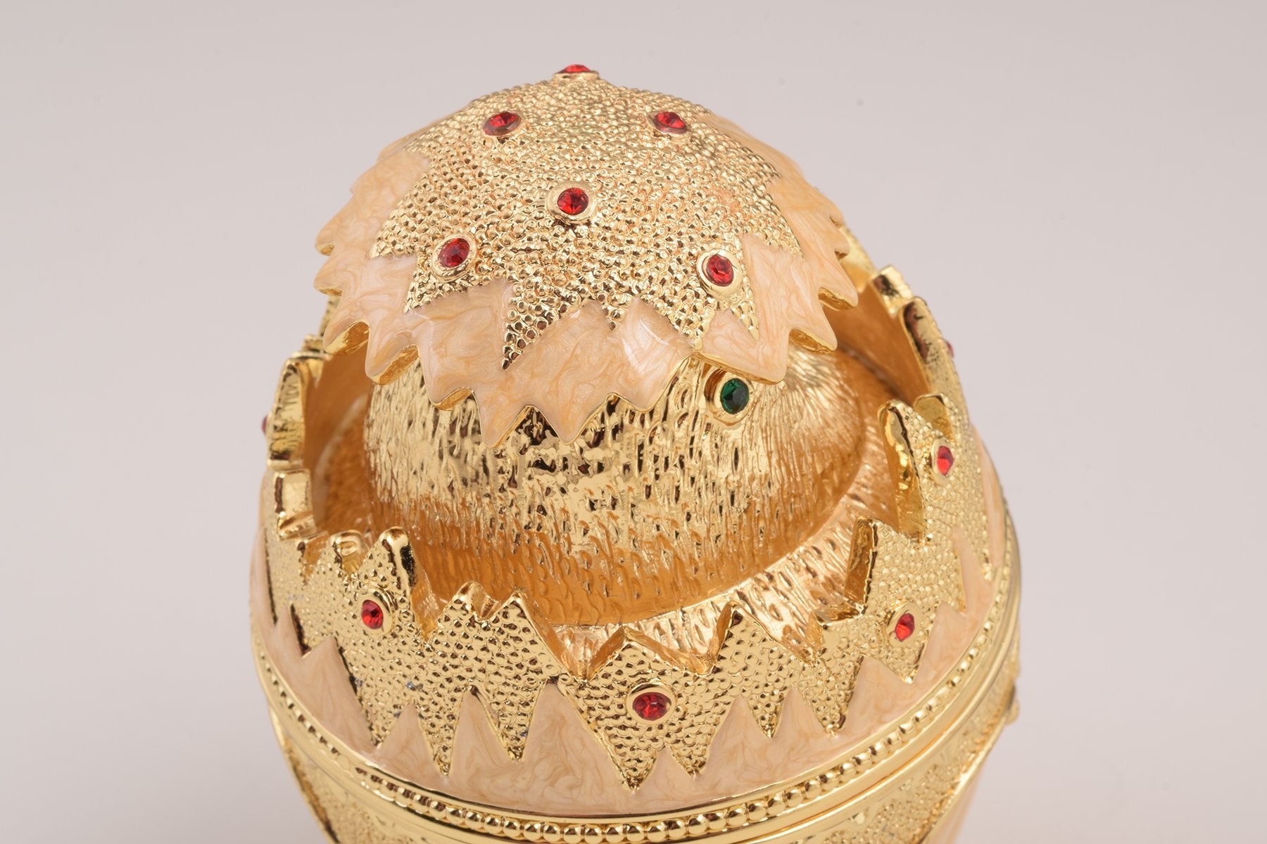 Keren Kopal Pink Chicken in Egg Faberge Egg
