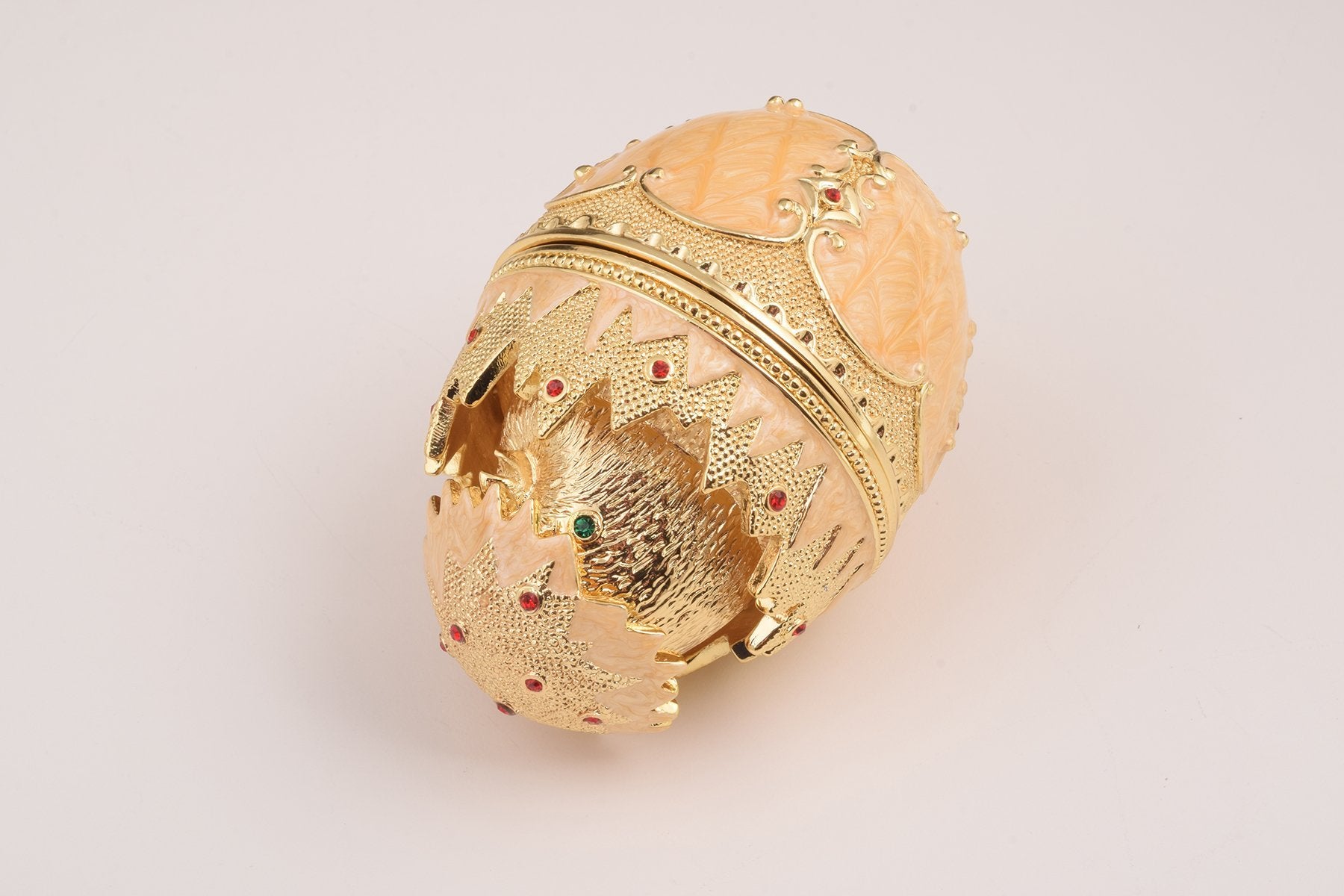 Keren Kopal Pink Chicken in Egg Faberge Egg