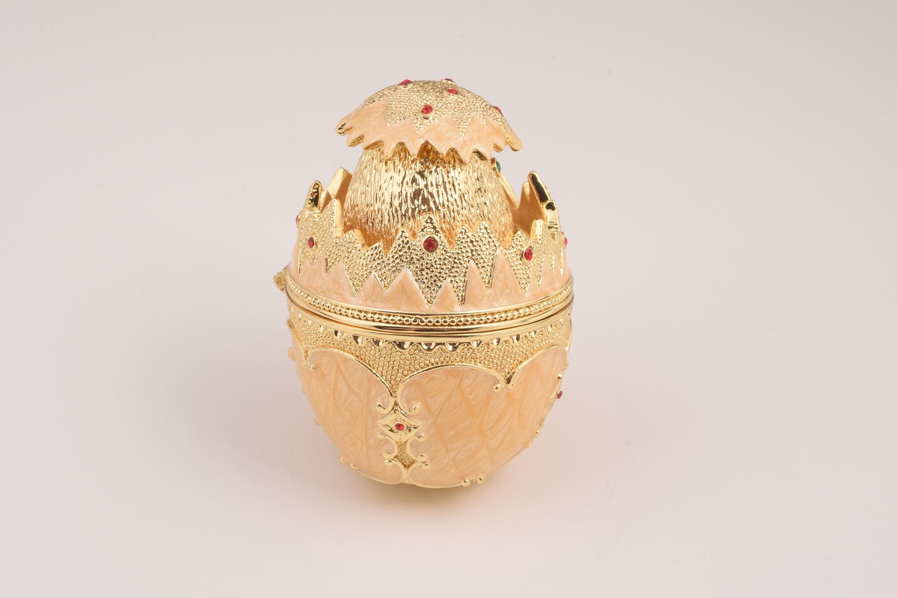 Keren Kopal Pink Chicken in Egg Faberge Egg