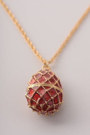 Keren Kopal Red Egg Pendant Necklace