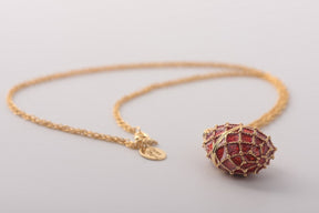 Keren Kopal Red Egg Pendant Necklace
