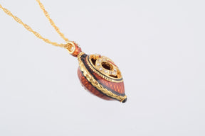 Keren Kopal Red Love Egg Pendant Necklace