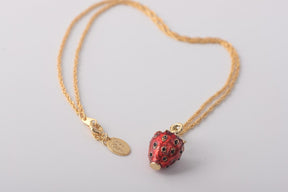 Keren Kopal Red Strawberry Pendant Necklace