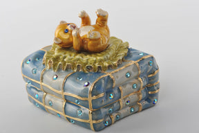 Keren Kopal Teddy Bear on Suitcase