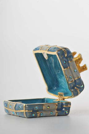 Keren Kopal Teddy Bear on Suitcase