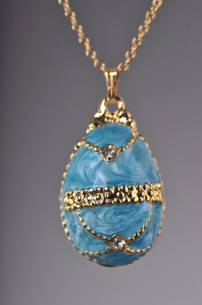Keren Kopal Turquoise Egg Pendant Necklace
