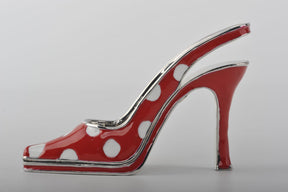 Keren Kopal White Dots Red Lady Trinket Shoe