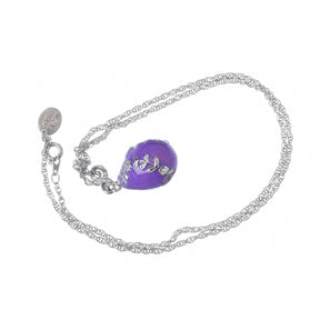 Keren Kopal Purple Egg Pendant Necklace