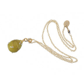 Keren Kopal Yellow Egg Pendant Gold Necklace