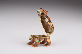 Keren Kopal Brown Bear Holding Fish
