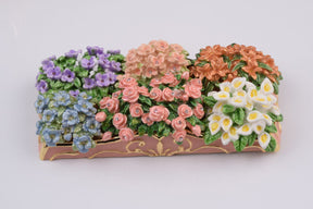 Keren Kopal Florist Cat with flowers cart trinket box