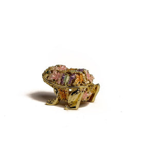 Keren Kopal Golden Frog Decorated with Butterflies