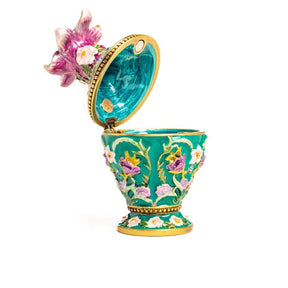 Keren Kopal Green Vase Trinket Box