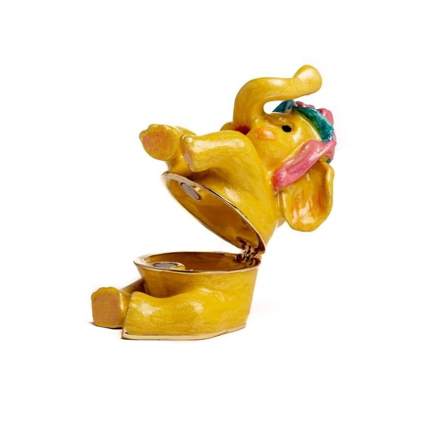 Keren Kopal Yellow Sitting Elephant